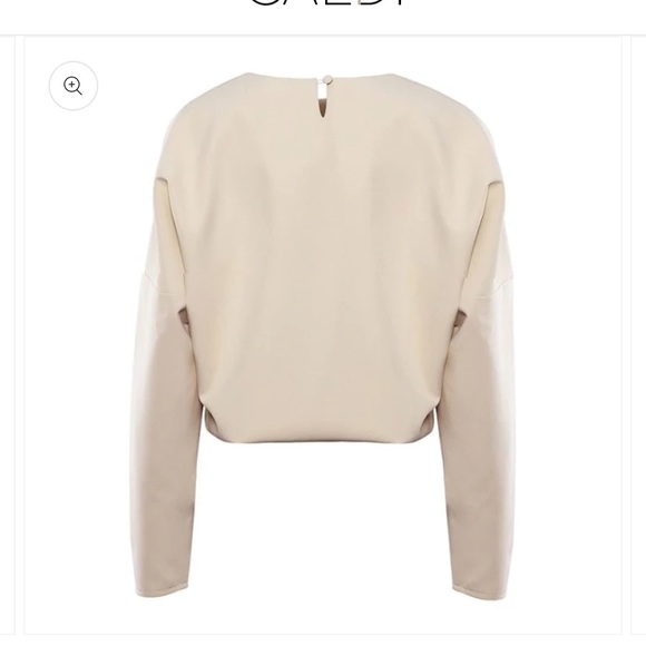 Taupe long sleeve blouse - Picture 2 of 7